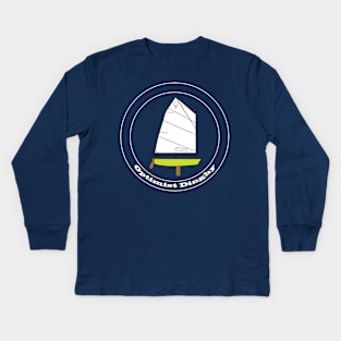 Optimist Sailing Dinghy Kids Long Sleeve T-Shirt